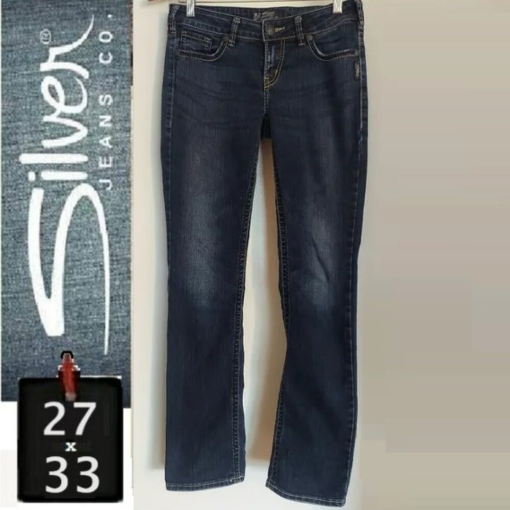 Silver Aiko jeans,  size 27 x 33